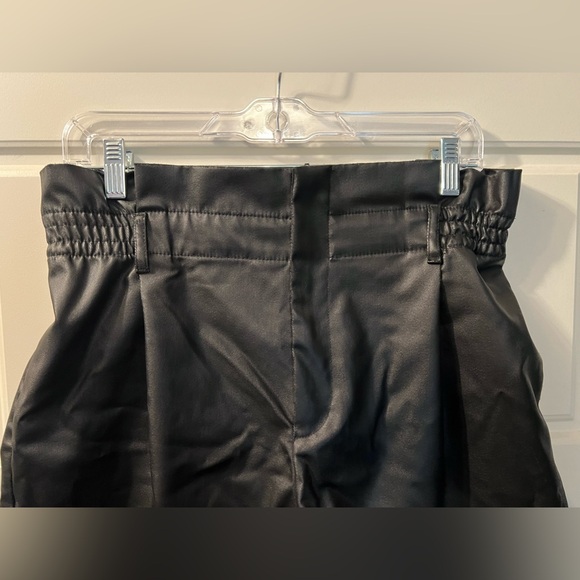 Zara Metallic Black Shorts - Picture 2 of 5